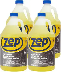 Zep Driveway and Concrete Pressure Wash Cleaner Concentrate Pro Strength