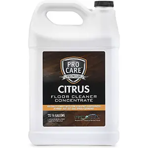 ProCare Citrus Floor Cleaner - for Hardwood and Vinyl Bathroom Floors
