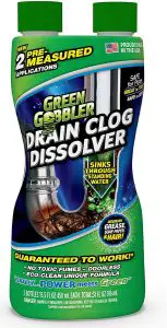 Green Gobbler DISSOLVE Liquid Hair & Grease Clog Remover