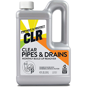 CLR Clear Pipes & Drains, Monthly Build Up Remover – Best Liquid Toilet Unblocker