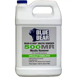 BLUE BEAR 500MR Mastic Remover for Concrete Surfaces Gallon