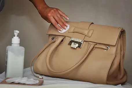How to Clean Leather Purse from Jean Stain