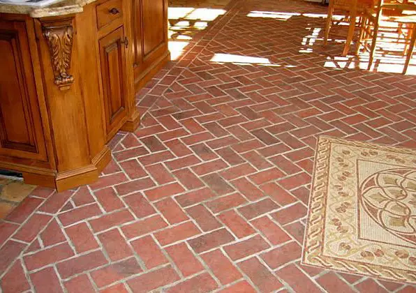 How to Clean a Brick Floor